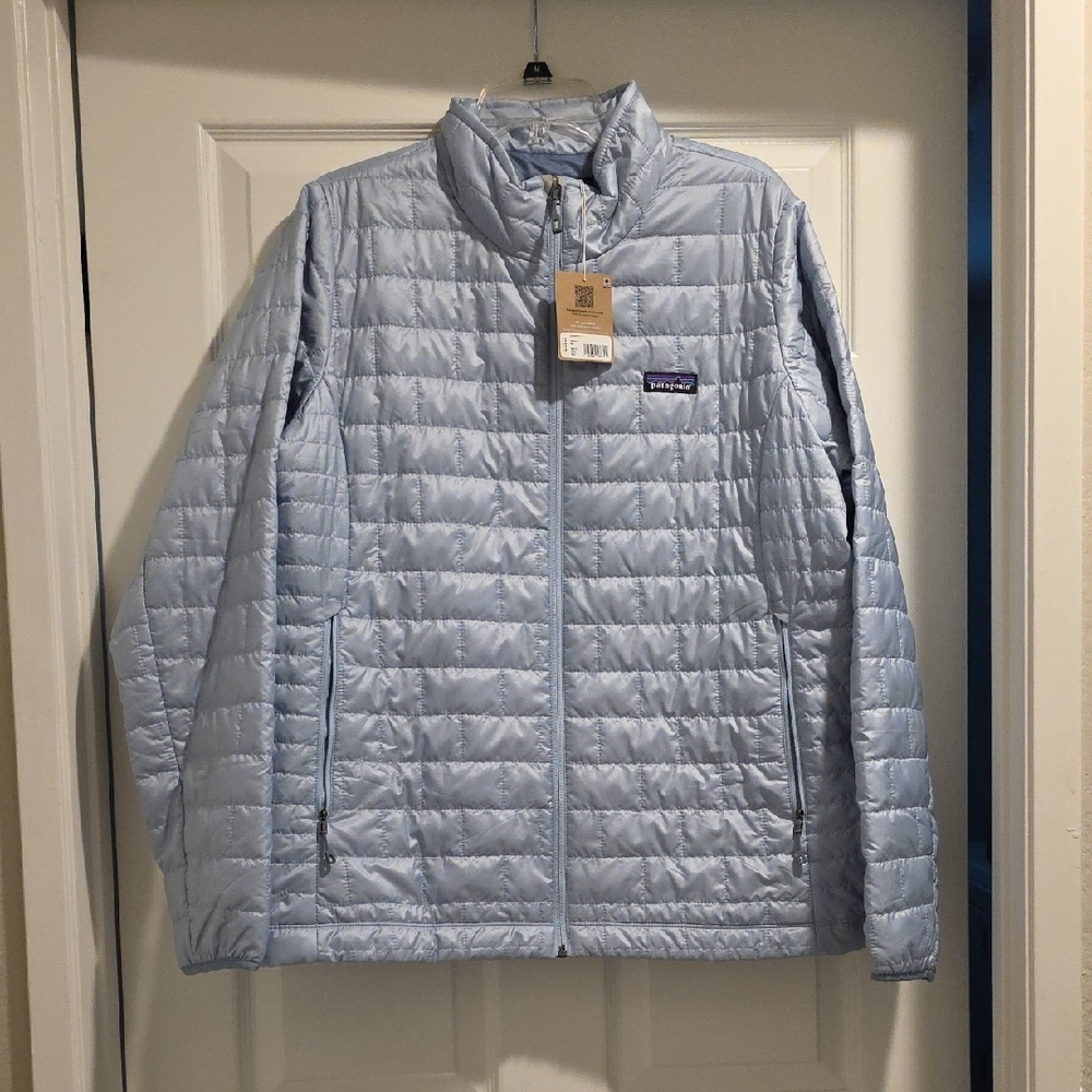 Patagonia Sky Blue Quilted Jacket